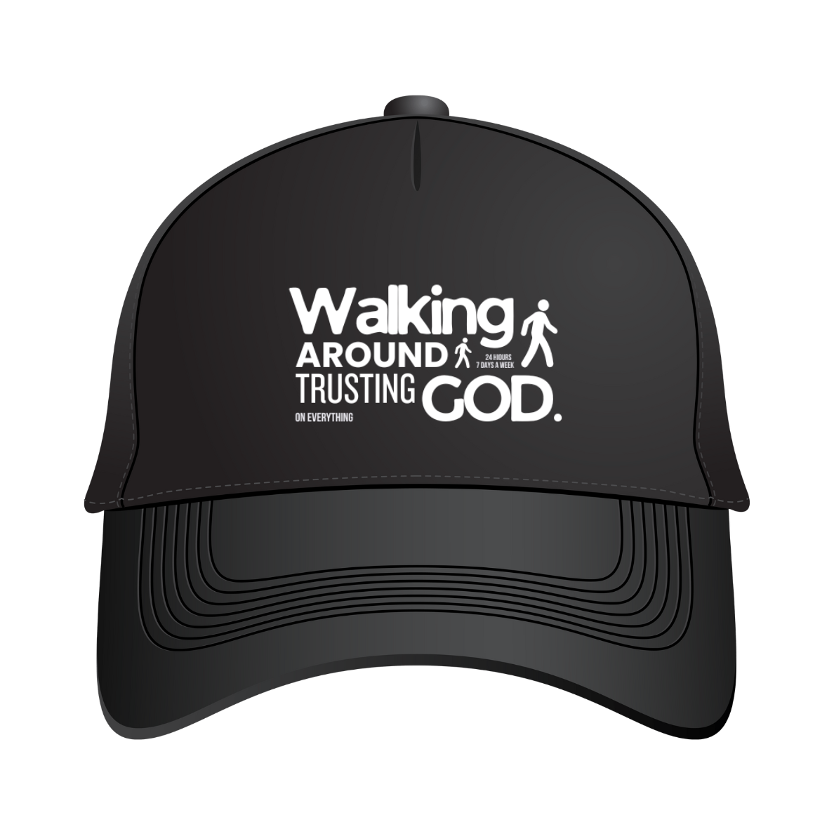 Trusting God Hat- BLACK